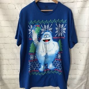 Christmas T-shirt blue large